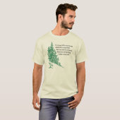 T-shirt Si un arbre tombe… (Devant entier)