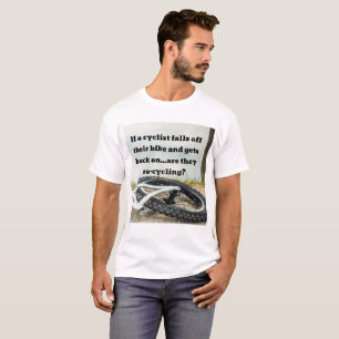 T-shirt Si un cycliste tombe son vélo Chemise