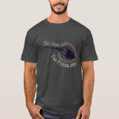 T-shirt Si vieux que je suis fossilisé, Stingray Fossil (Devant)
