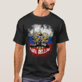 T-shirt Si vis pacem para bellum russie w police blanche E (Devant)