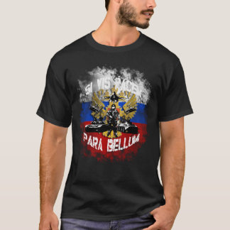 T-shirt Si vis pacem para bellum russie w police blanche E