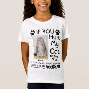 T-Shirt Si Vous Avez Blessé Mon Chat, Je Peux Faire Vos Pâ