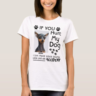 T-shirt Si Vous Blessez Mon Chien, Je Peux Faire Vos Pâtes