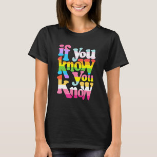 T-shirt Si Vous Connaissez Lgbt Gay Lesbian Pride Rainbo