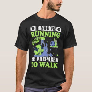 T-shirt Si vous courez avec moi Gym Motivational Running