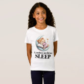 T-Shirt Si vous m'aimez Sleeping Kitty (Devant entier)