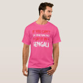 T-shirt Si vous ne pouvez pas dire Nice le dire en bengali (Devant entier)