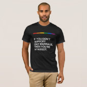 T-SHIRT SI VOUS NE SOUTENEZ PAS LE MARIAGE HOMOSEXUEL (Devant entier)