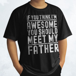 T-shirt Si Vous Pensez Que Je Suis Génial, Vous Devriez Re