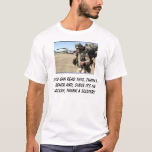 T-shirt Si vous pouvez lire ceci, remerciez un professeur