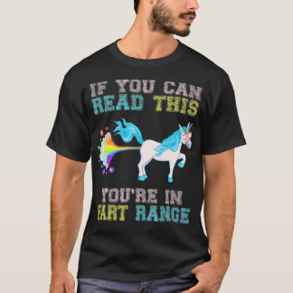 T-shirt Si vous pouvez lire ceci vous êtes dans la gamme d