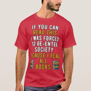 T-shirt Si Vous Pouvez Lire Cela J'Aime Lire Les Livres Lo