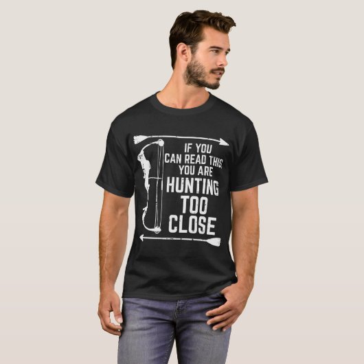 T-shirt Si Vous Pouvez Lire Cette Chasse Drôle Hunter Femm (Devant entier)