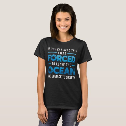 T-shirt Si Vous Pouvez Lire Cette Plongée Plongée Plongée (Devant entier)