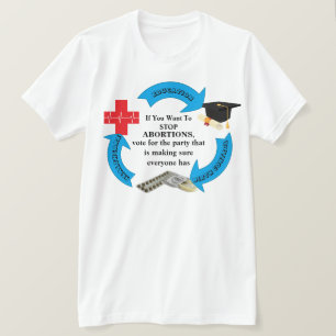 T-shirt Si Vous Voulez Arrêter L'AVORTEMENT...............