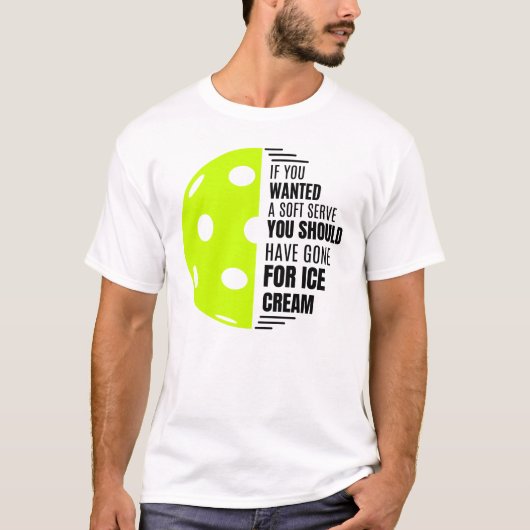 T-shirt Si Vous Voulez Un Serve Douce Allez Obtenir Crème (Devant)