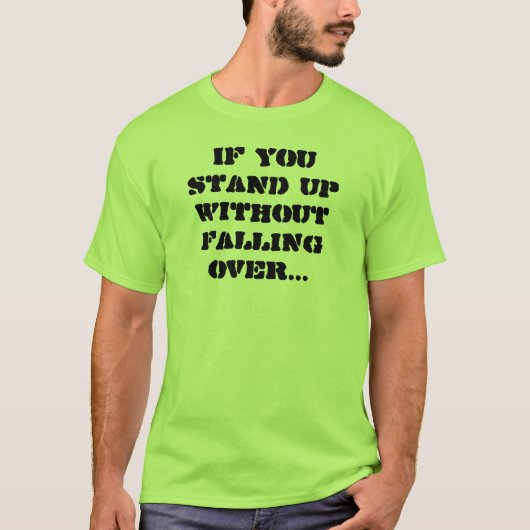 T-shirt Si vous vous levez (Devant)