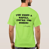 T-shirt Si vous vous levez (Dos)