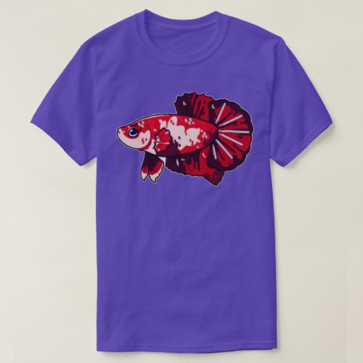 T-shirt Siamais combattant le poisson 38 (Design devant)