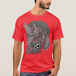 T-shirt Siamais combattant le poisson 4