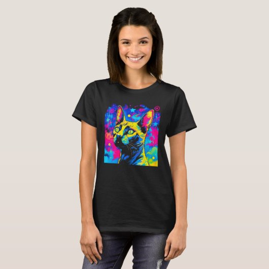 T-shirt Siamese Cat (Devant entier)