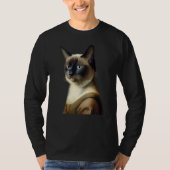 T-shirt Siamese Cat Funny Masterpiece (Devant)