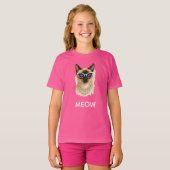 T-shirt Siamese Cat Party (Devant entier)