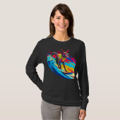 T-shirt Siamese Cat Surf (Devant entier)