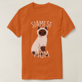 T-shirt Siamese Chat Maman (Design devant)