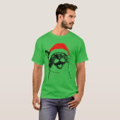 T-shirt Siamese Christmas Cat (Devant entier)
