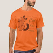 T-shirt Siamese Kitty surpris avec Word Play (Devant)