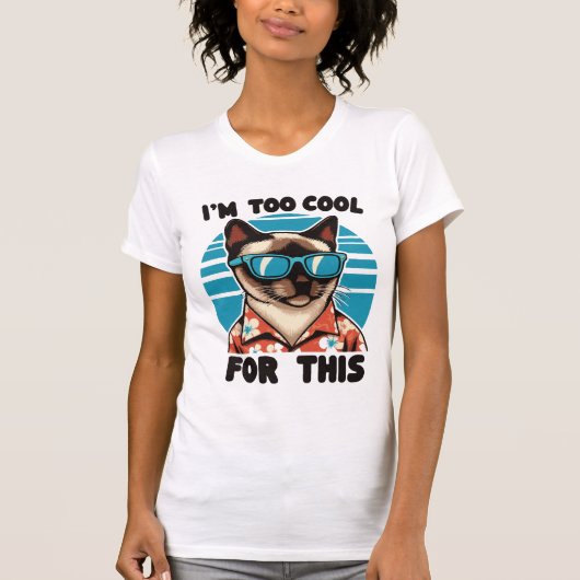 T-shirt Siamese Shade of Cool (Devant)