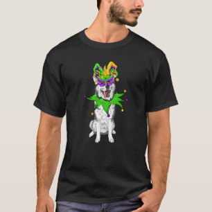 T-shirt Sibérie Husky Chien Mardi Gras Masque Casquette pe