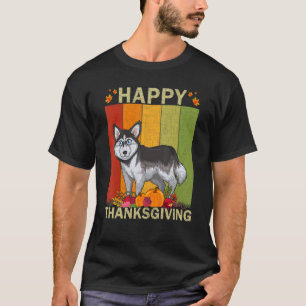 T-shirt Sibérie Husky Chien Retro Graphisme Merci de jumel