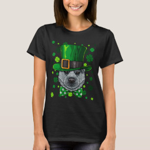 T-shirt Sibérie Husky Jour de la Saint Patrick Chien Lepre