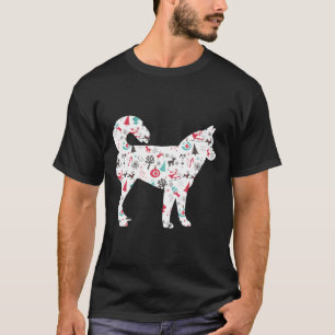 T-shirt Sibérie Husky Joyeux Pyjama de Noël Drôle Cadeaux