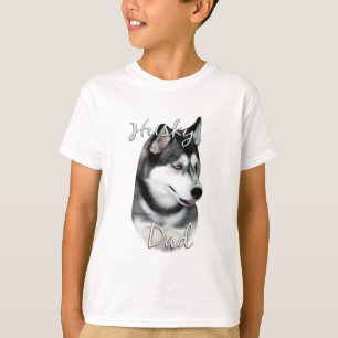 T-shirt Sibérie Husky (noir) Papa 2
