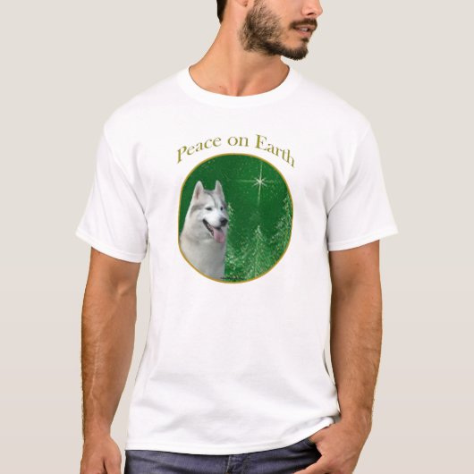 T-shirt Sibérie Husky Peace (Devant)