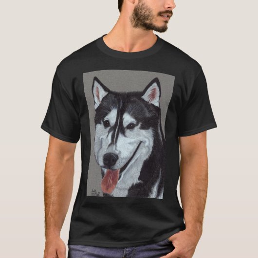 T-shirt Sibérie Husky Vignette (Devant)
