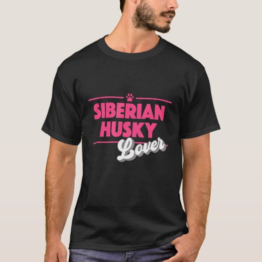 T-shirt Sibérien Husky (Devant)