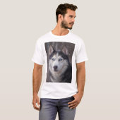 T-shirt Sibérien Husky (Devant entier)