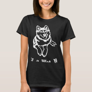 T-shirt Sibérien Husky Mon thérapeute a un nez humide