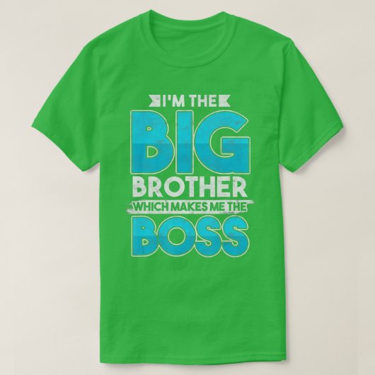 T-shirt Siblings Day Sister Brother Im The Big Brother The (Design devant)