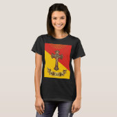 T-Shirt Sicile / Crucifix Sicilien (Devant entier)