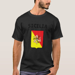 T-shirt Sicile Drapeau Palerme Italie 3
