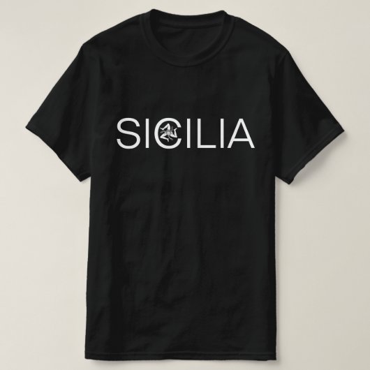 T-shirt Sicilia et Trinacria (Design devant)