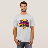 T-shirt Sicilia Mt.Etna Conception (Devant entier)
