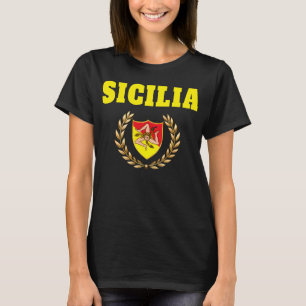 T-shirt Sicilia Sicile Trinacria Design