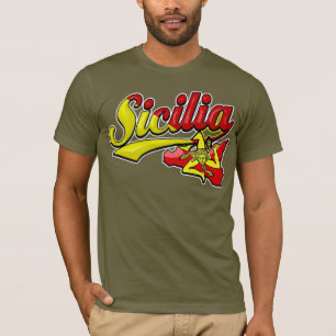 T-shirt Sicilia Sicilienne Trinacria