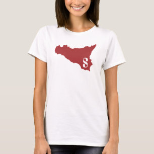 T-shirt Sicilia W rouge foncé